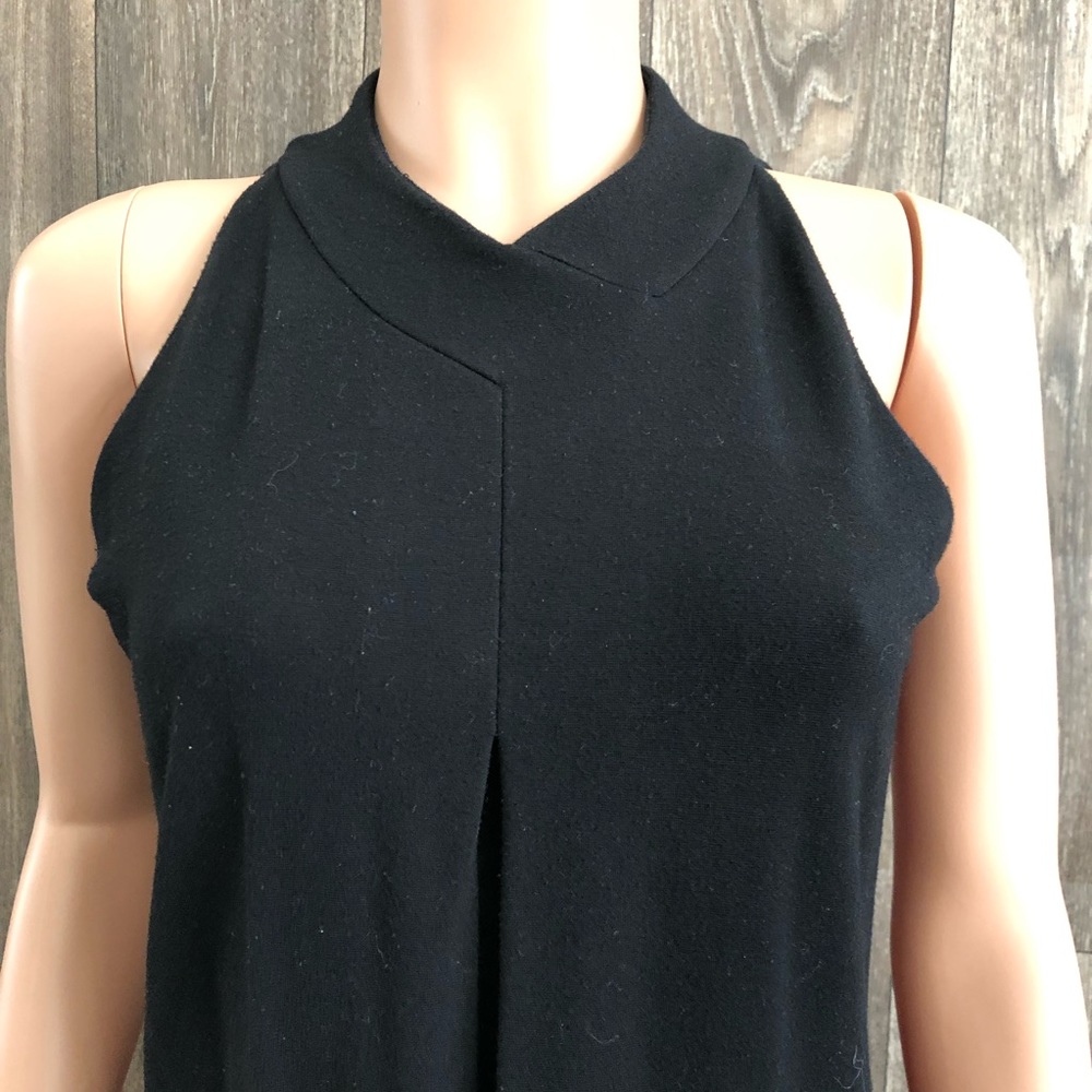 Calvin Klein black sleeveless mock neck shift dress - Picture 2 of 5